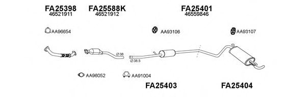 VENEPORTE 250164 Exhaust System